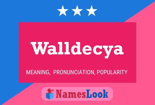 ملصق اسم Walldecya