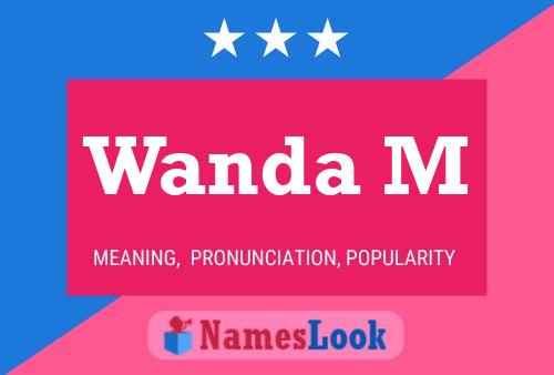 ملصق اسم Wanda M