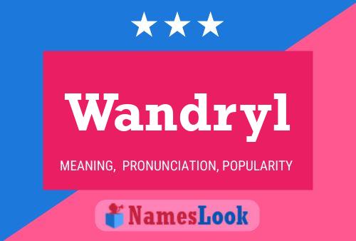 ملصق اسم Wandryl