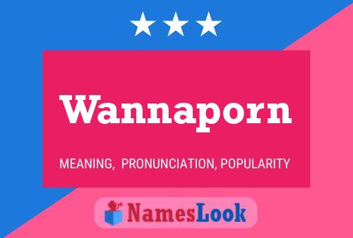 ملصق اسم Wannaporn