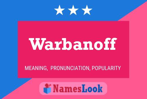 ملصق اسم Warbanoff