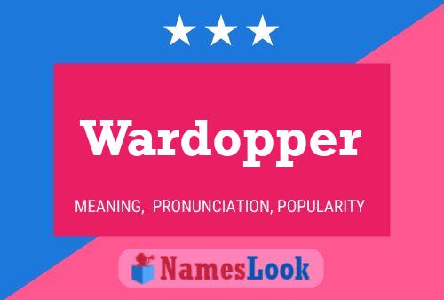 ملصق اسم Wardopper