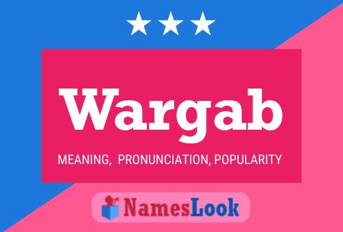 ملصق اسم Wargab