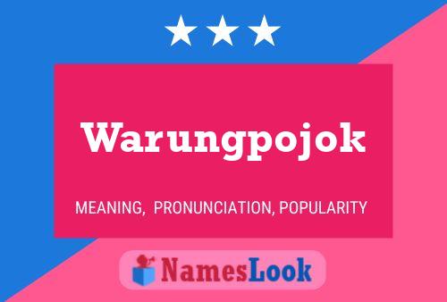 ملصق اسم Warungpojok