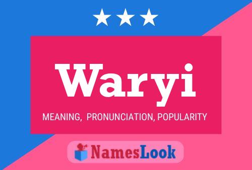 ملصق اسم Waryi