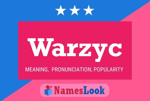 ملصق اسم Warzyc