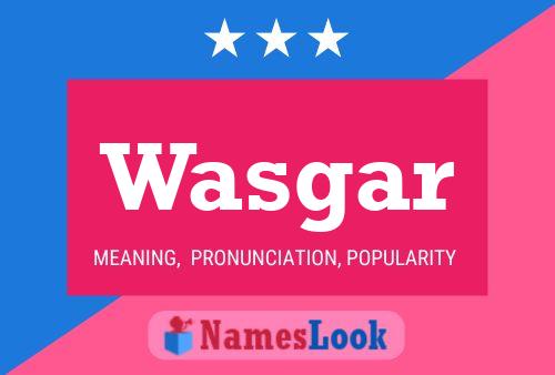 ملصق اسم Wasgar