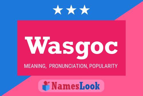 ملصق اسم Wasgoc