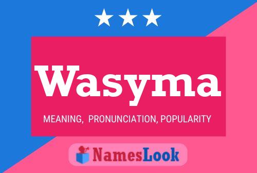 ملصق اسم Wasyma