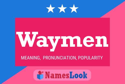 ملصق اسم Waymen