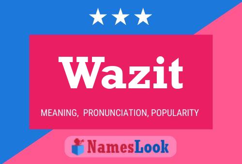 ملصق اسم Wazit