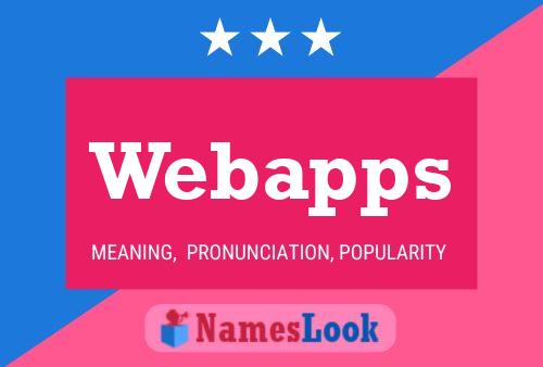 ملصق اسم Webapps