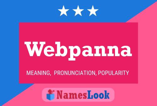 ملصق اسم Webpanna