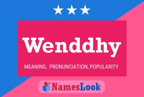 ملصق اسم Wenddhy