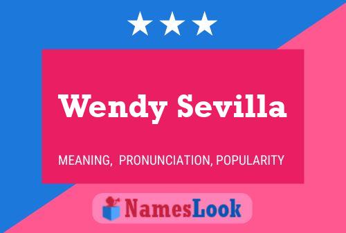 ملصق اسم Wendy Sevilla