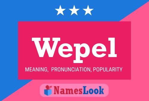 ملصق اسم Wepel