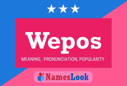 ملصق اسم Wepos