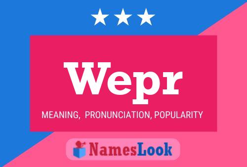 ملصق اسم Wepr