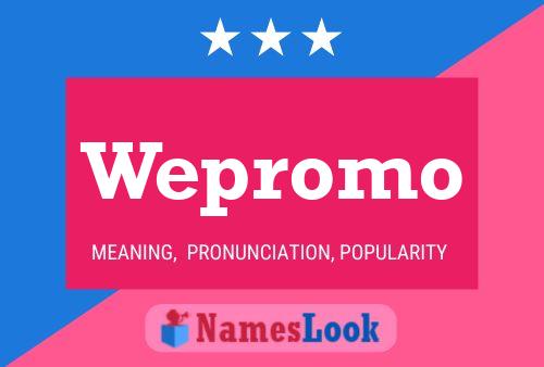 ملصق اسم Wepromo