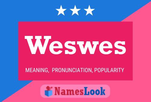 ملصق اسم Weswes