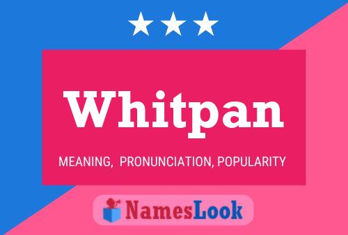 ملصق اسم Whitpan