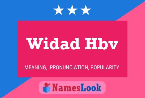 ملصق اسم Widad Hbv