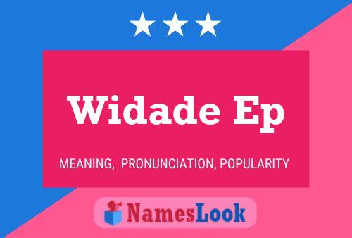 ملصق اسم Widade Ep