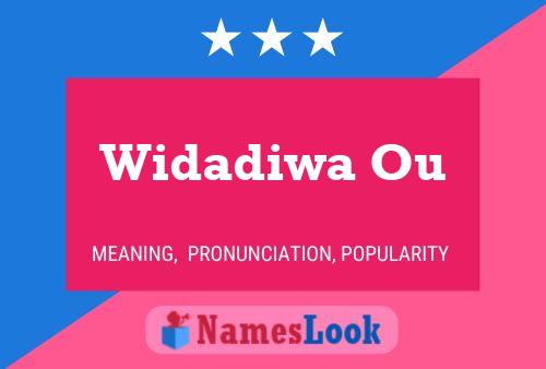 ملصق اسم Widadiwa Ou