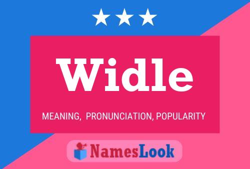 ملصق اسم Widle