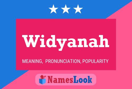 ملصق اسم Widyanah