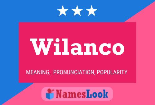 ملصق اسم Wilanco