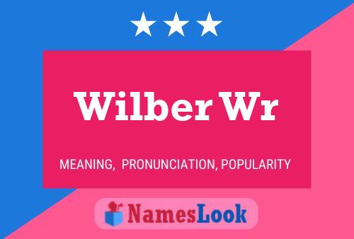 ملصق اسم Wilber Wr