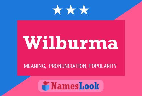 ملصق اسم Wilburma