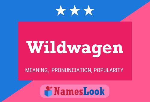 ملصق اسم Wildwagen