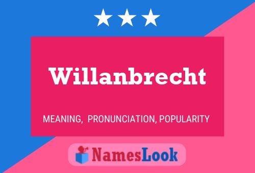 ملصق اسم Willanbrecht