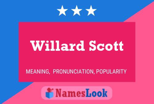 ملصق اسم Willard Scott