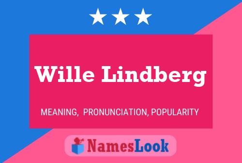 ملصق اسم Wille Lindberg