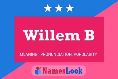 ملصق اسم Willem B