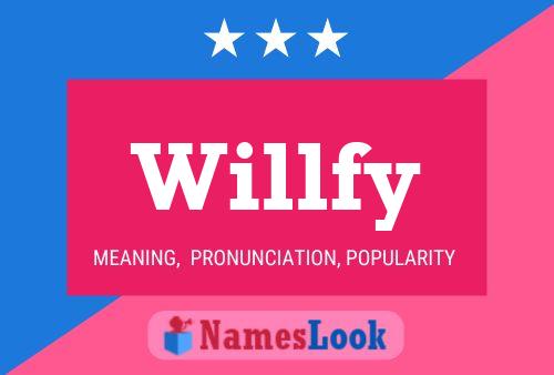 ملصق اسم Willfy