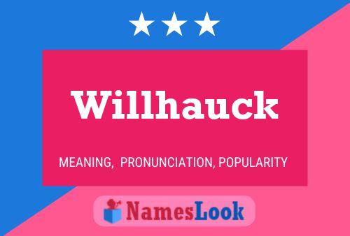 ملصق اسم Willhauck