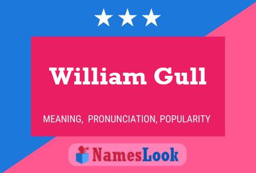 ملصق اسم William Gull