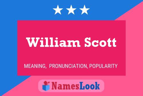 ملصق اسم William Scott