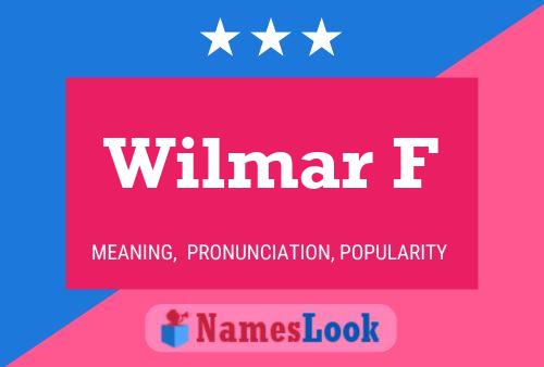 ملصق اسم Wilmar F