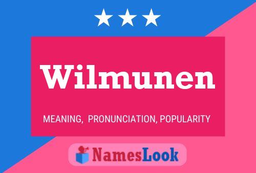 ملصق اسم Wilmunen