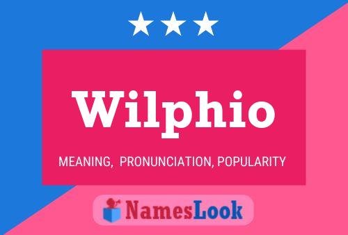 ملصق اسم Wilphio