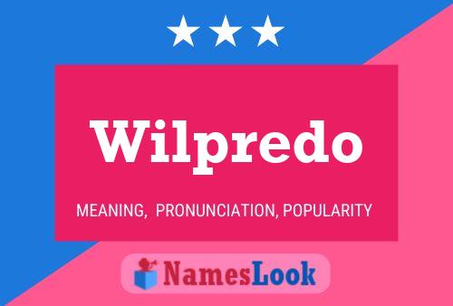 ملصق اسم Wilpredo