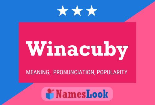 ملصق اسم Winacuby