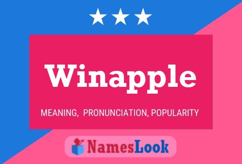 ملصق اسم Winapple