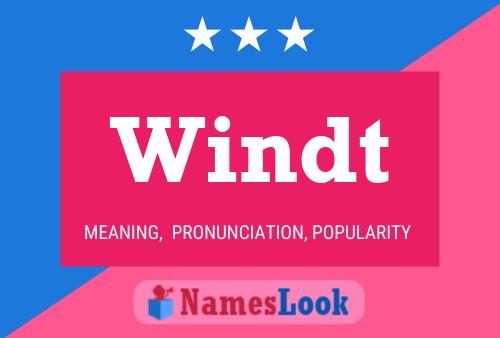 ملصق اسم Windt