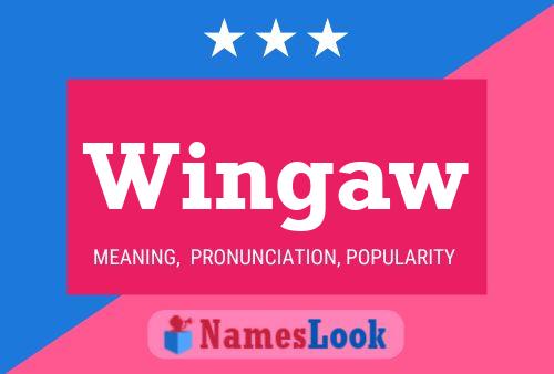 ملصق اسم Wingaw